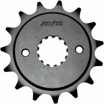 333 FRONT REPLACEMENT SPROCKET 15 TEETH 520 PITCH BLACK STEEL