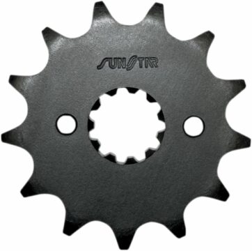 361 FRONT REPLACEMENT SPROCKET 13 TEETH 520 PITCH BLACK STEEL