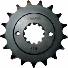 418 FRONT REPLACEMENT SPROCKET 17 TEETH 525 PITCH BLACK STEEL