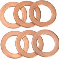 CRUSH WASHER COOPER INNER-Ø 11mm OUTER-Ø 17,4mm THICKNESS 1,3mm 6PKG