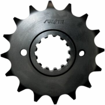 512 FRONT REPLACEMENT SPROCKET 16 TEETH 530 PITCH BLACK STEEL