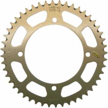 5-1455 REAR LIGHTWEIGHT SPROCKET 46 TEETH 420 PITCH BLACK ALUMINIUM
