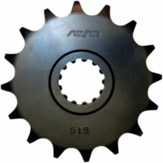 519 FRONT REPLACEMENT SPROCKET 16 TEETH 530 PITCH BLACK STEEL