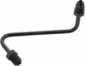 BRAKELINE ADAPTER TUBE 90°/120° -03-03 2x MALE 3/8x24 JIC/UNF  TO 3/8x24 JIC/UNF CONCAV BLACK