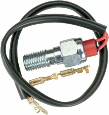 SINGLE BANJO BOLT WITH BRAKELIGHT SWITCH CHROME M10x1,25