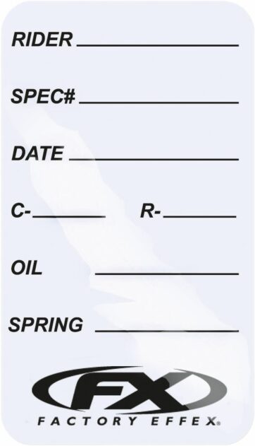 FX SUSPENSION TECH DECAL