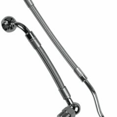 FUEL INJECTION LINE KIT STAINLESS-STEEL CHROME HARLEY