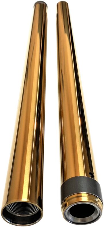 FORK TUBE 49MM 27.5" GLD - Dyna 06-17