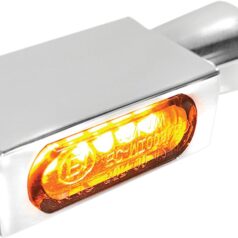 Turn-Signal BLOKK-Line SMD Micro Amber/Chrome