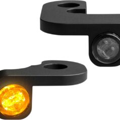 NANO SERIES HANDLEBAR TURN SIGNALS DYNA 90-17 BLK DRL
