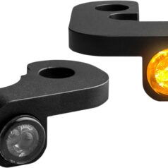 NANO SERIES HANDLEBAR TURN SIGNALS FLH 90-08 BLK
