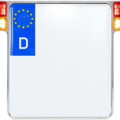 ALL-INN 2.0 Chrom Lic Plate w/Turn Sig, Brake, Rear Light