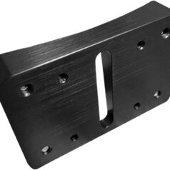 Mounting Adapter for License Plate Adapter Black