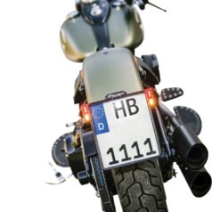 ALL-INN 2.0 Black Lic Plate w/LED Light Brk & Rear (I)