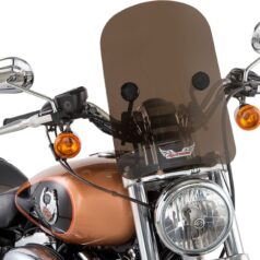 WINDSHIELD CRUISERS HD-3 TOMBSTONE SMOKE | BLACK 13.75"