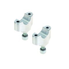 HANDLEBAR CLAMP SM-MC LOWER Ø 28/40 ANODIZED SILVER