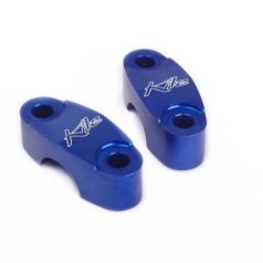 HANDLEBAR CLAMP MX-EN-SM UPPER Ø 22 ANODIZED BLUE