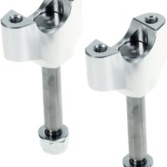 HANDLEBAR CLAMP MX-EN LOWER Ø 28/30 ANODIZED SILVER