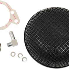 AIR CLEANER BOB RETRO-STYLE S&S SUPER E/G CARBS BLACK