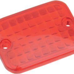 REPLACEMENT LENS MINI-RECTANGULAR MARKER LIGHT RED