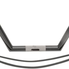 HANDLEBAR V-LINE 1-1/4" STEEL +2 BLACK