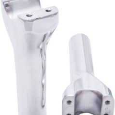 RISER SYSTEM ASSAULT ALU CHROME 4" för 1,25" styre  inkl överfall
