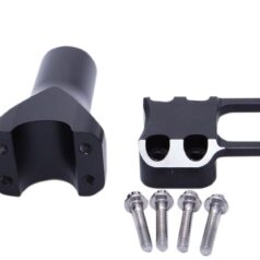 RISER SYSTEM ASSAULT ALU Svart 4" för 1" styre inkl överfall