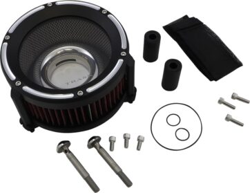 AIR CLEANER KIT ASSAULT CHARGE HIGH-FLOW TBW ALUMINUM BLACK