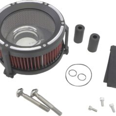 AIR CLEANER KIT ASSAULT CHARGE HIGH-FLOW TBW ALUMINUM BLACK