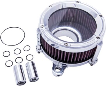 AIR CLEANER KIT ASSAULT CHARGE HIGH-FLOW TBW ALUMINUM CHROME