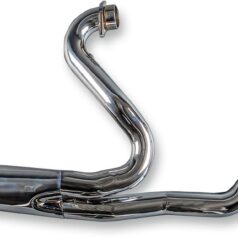 EXHAUST 2 INTO 1 HOT ROD STAINLESS STEEL CHROME
