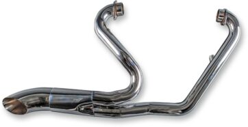 EXHAUST 2 INTO 1 HOT ROD STAINLESS STEEL CHROME