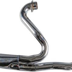 EXHAUST 2 INTO 1 HOT ROD STAINLESS STEEL CHROME