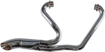 EXHAUST 2 INTO 1 HOT ROD STAINLESS STEEL CHROME