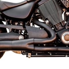 EXHAUST 2 INTO 1 HOT ROD STAINLESS STEEL STAINLESS STEEL BLACK