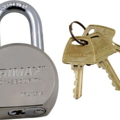 TRIMAX PADLOCK  HARDENED 64MM SOLID STEEL 1.25"X11MM