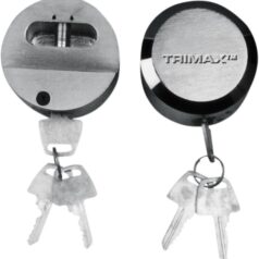 TRIMAX PADLOCK HOCKEY-PUCK 70MM DIAMETER