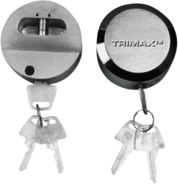 TRIMAX PADLOCK HOCKEY-PUCK 70MM DIAMETER