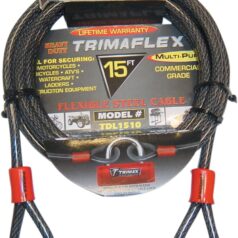 TRIMAX CABLE-LOCK TRIMAFLEX QUADRA BRAID DUAL LOOP 15'