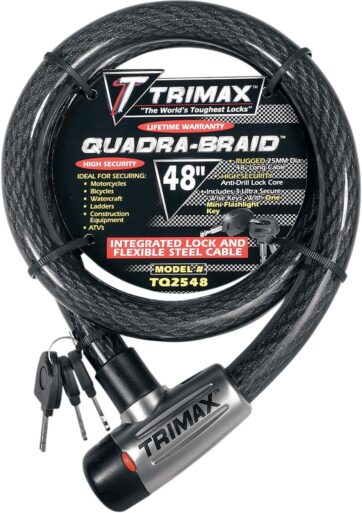 TRIMAX CABLE-LOCK TRIMAFLEX QUADRA BRAID  48'X25MM