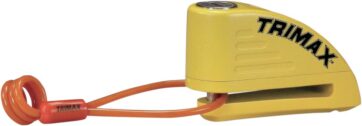 TRIMAX DISC-LOCK ALARMED WITH REMINDER CABLE 7MM PIN