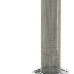 SINGLE OUTLET RESERVE ROUND VERTICAL GROOVE VALVE / HONDA VALKYRIE ALL / NATURAL-CHROME