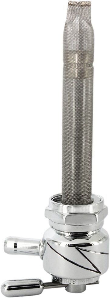 SINGLE OUTLET RESERVE ROUND LIGHTNING VALVE / HONDA VALKYRIE ALL / NATURAL-CHROME