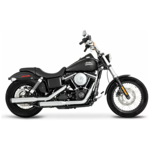 Rinehart 3″ Slip-On Ljuddämpare – För FL/FX Softail 2007–2017 (Krom/Krom)