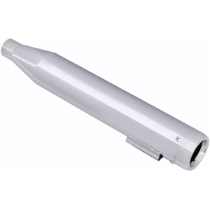 MUFFLER SLIP-ON 3" CHROME W/CHROME STRAIGHT END CAPS- DYNA 06+