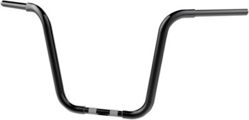 HANDLEBAR 1-1/4" BOBBER 14" APE HANGER W/ETC CONTROL BLACK