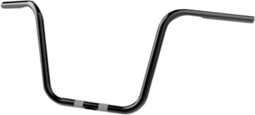 HANDLEBAR 1" BOBBER 12" APE HANGER W/ETC BLACK