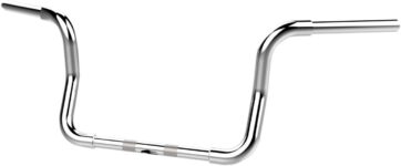 HANDLEBAR 1-1/4" BOBBER 10" APE HANGER FOR ELECTRONIC THROTTLE CONTROL CHROME