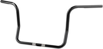 HANDLEBAR 1" BOBBER 12" APE HANGER W/ETC BLACK