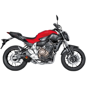 Racing Yamaha MT-07 komplett avgassystem i kolfiber/rostfritt stål
